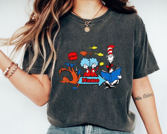 Discover Seuss Geisel Day Shirt, Personalized Seuss Geisel Cat in stovepipe hat Shirt