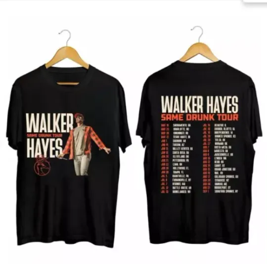Discover Walker Hayes - Same Drunk 2024 Tour Shirt