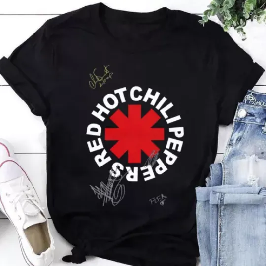 Discover Red Hot Chili Peppers Band T-Shirt  Red Hot Chili Peppers 2024 Tour T-Shirt.