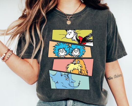Discover Seuss Geisel Friends Shirt, Seuss Geisel Character Shirt, Dr.Seuss Shirt