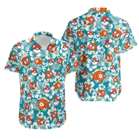 Discover Magikarp Ghost Hawaiian Shirt, Button up Shirt