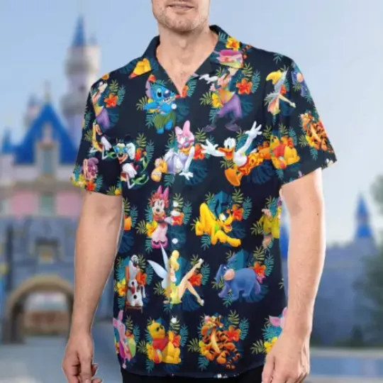 Discover Movie Characters Group Beach Trip Hawaiian shirt