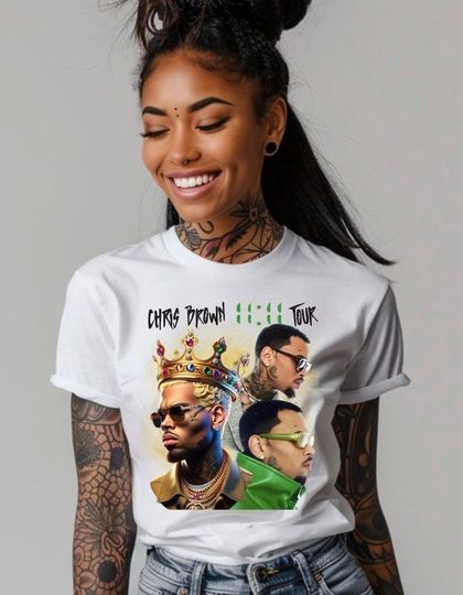 Discover Chris Brown 11:11 Tour 2024 Shirt