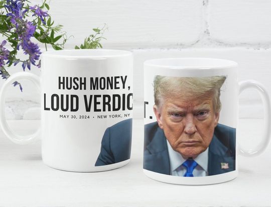Discover Trump Guilty, Guilty Trump, Presidential Elections 2024, Mug Gift, Funny Political Gift