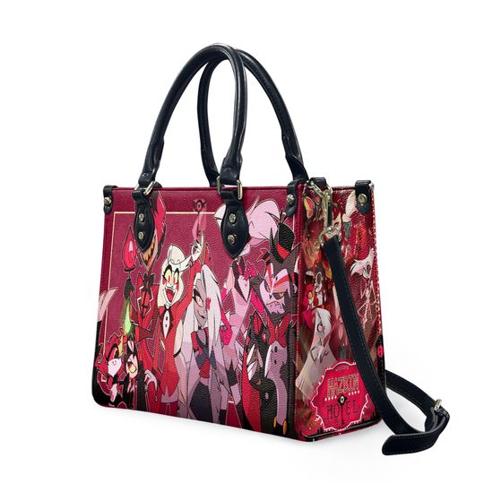 Discover Hazbin Hotel Vintage Leather Handbag