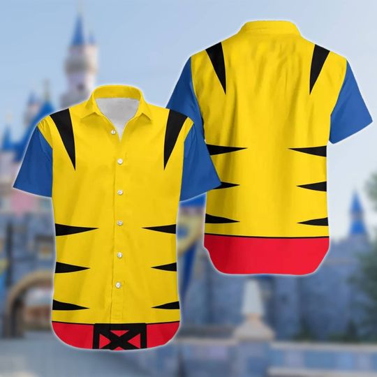 Discover Wolverine Costume Hawaiian Shirt, Superhero Movie Character Hawaii Shirt