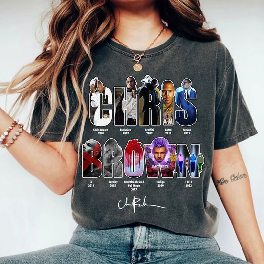 Discover Chris Brown Shirt, Chris Brown 11 11 Tour 2024 Shirt