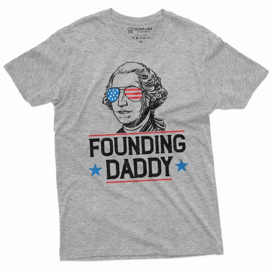Discover Men's 4th Of July Shirt Funny George Washington Tee USA Patriotic Tee