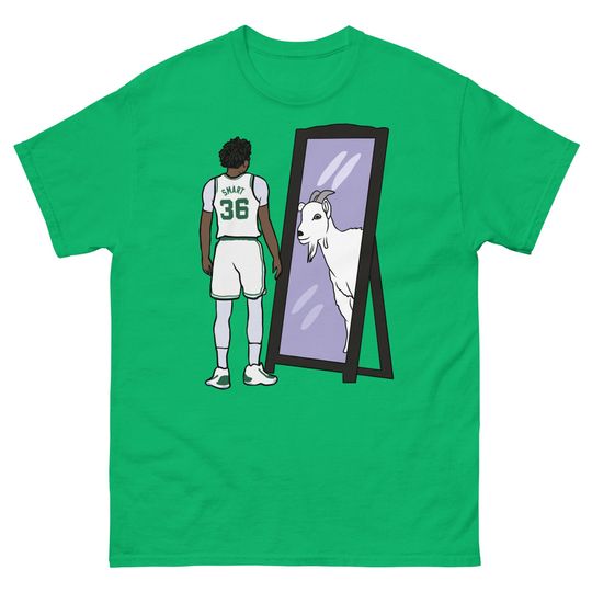Discover Marcus Smart Mirror GOAT T-Shirt