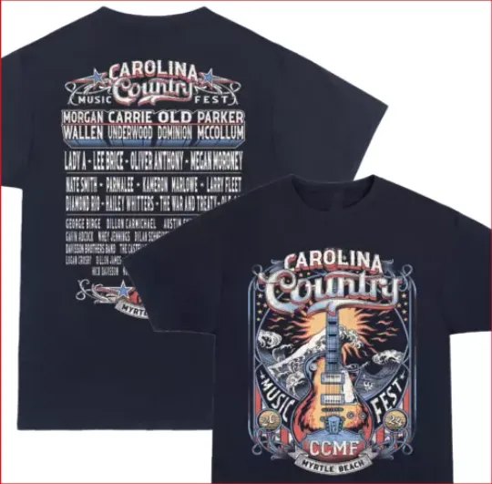 Discover CAROLINA COUNTRY MUSIC FESTIVAL 2024 T-Shirt
