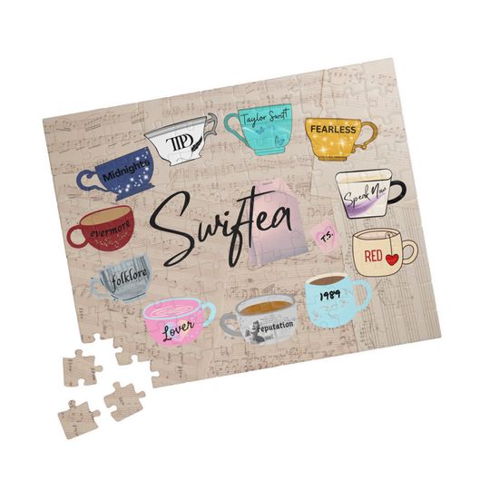 Discover Taylor  Puzzle, Gift for Taylor Fans, Swiftea Puzzle