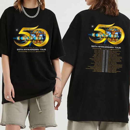 Discover Kansas 50th Anniversary Tour Double Sided Shirt