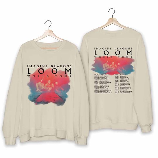 Discover Imagine Dragons - Loom Tour 2024 Double Sided Sweatshirt