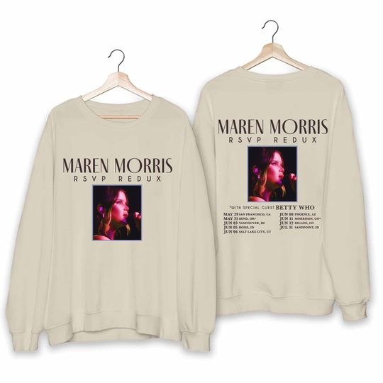 Discover Maren Morris - RSVP Redux Tour 2024 Double Sided Sweatshirt