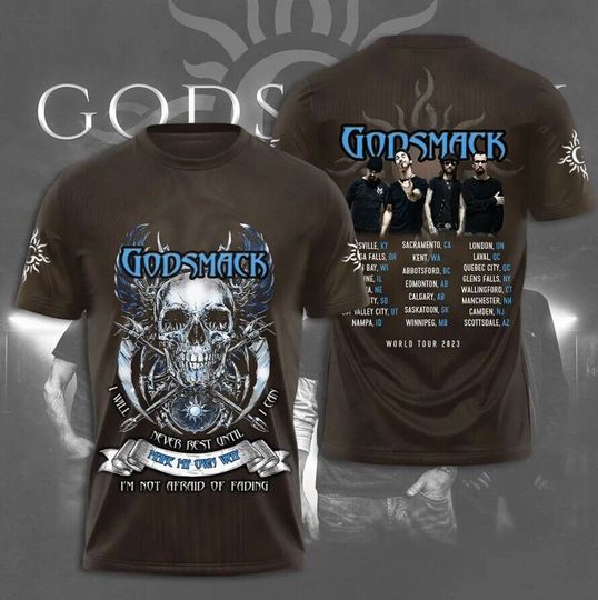 Discover Godsmack 3D T-Shirt, Godsmack Band Shirt