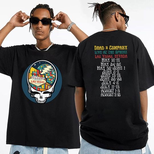 Discover Dead & Company Dead Forever Live at The Sphere Las Vegas 2024 Tour Double Sided Shirt