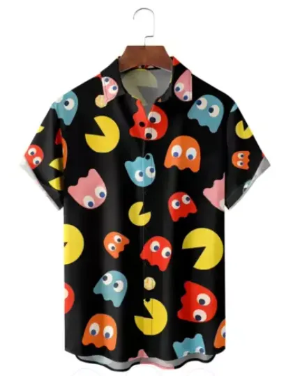 Discover Childhood game Short-sleeve Hawaiian Shirt