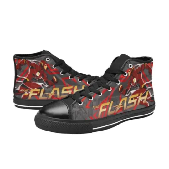 Discover The Flash High Top Shoes Canvas Sneaker For Men