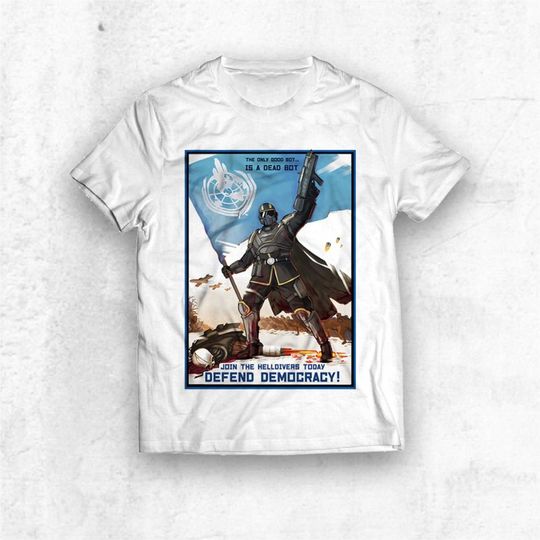 Discover Helldivers 2 Shirt, Helldivers 2024 Tee, Gaming Shirt
