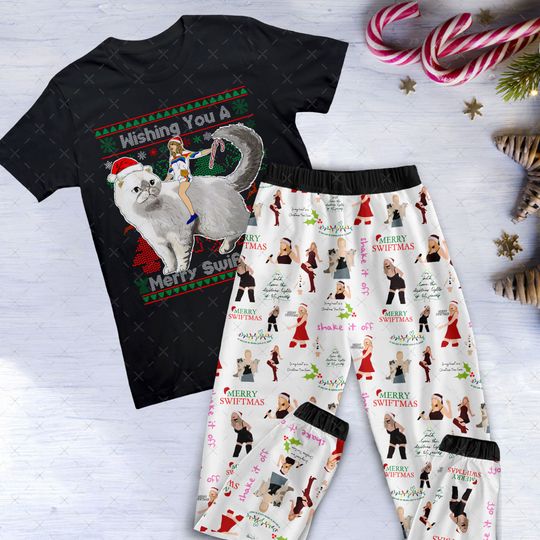 Discover Wishing You A Merry Christmas Pajamas Set