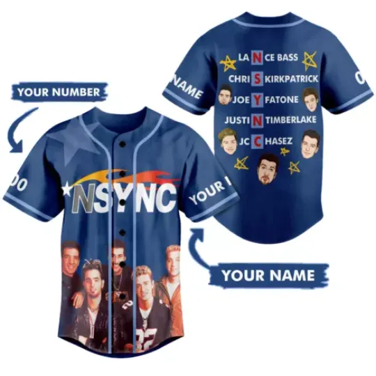 Discover Personalized NSYNC Bye Bye Bye Baseball Jersey