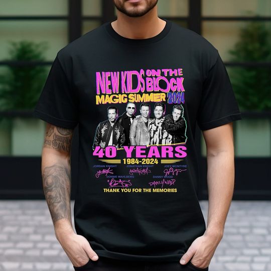 Discover NK on The Block Concert Tee, NKOT Block Magic Summer 2024 Shirt
