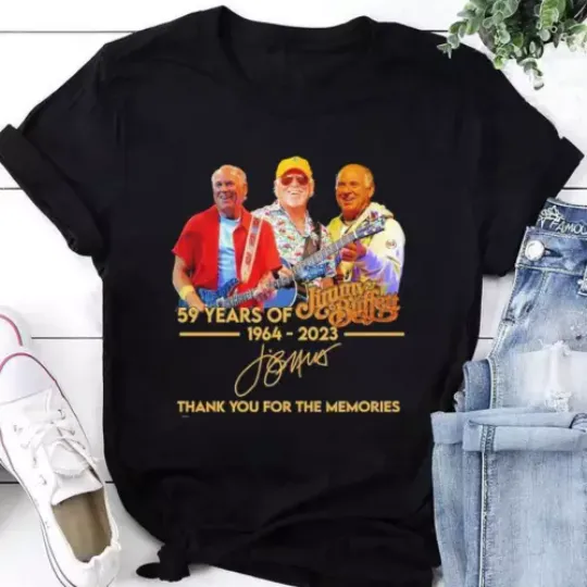 Discover RIP Jimmy Buffett Shirt, 59 Years 1964-2023 Jimmy Buffett Shirt