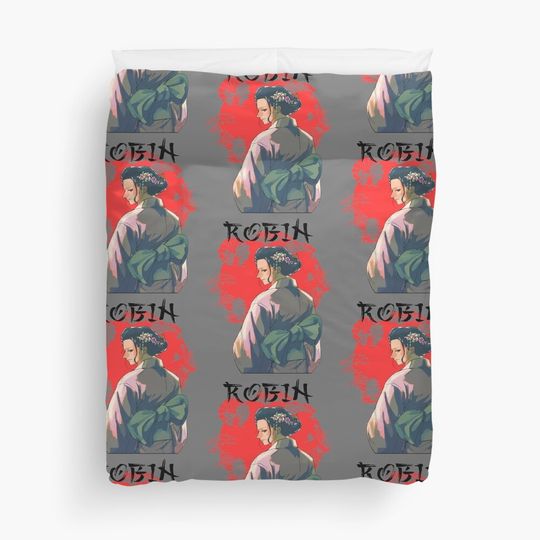 Discover Nico Robin Kimono Duvet Cover, Japanese Anime Bedroom Decoration, Creative Gifts