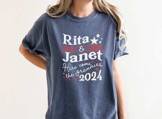 Discover BlueyDad Adult Janet Rita 2024 Tee Shirt