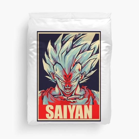 Discover Dragon ball vegeta Duvet Cover, Anime Bedroom Decoration, Home Decor, Halloween Gifts
