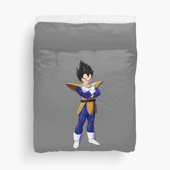 Discover Vegeta Duvet Cover, Anime Bedroom Decoration, Home Decor, Halloween Gifts