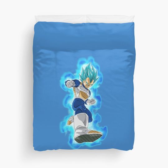 Discover Vegeta Duvet Cover, Anime Bedroom Decoration, Home Decor, Halloween Gifts