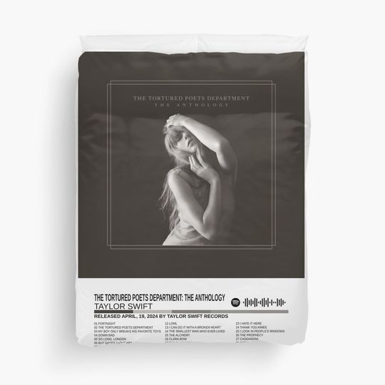 Discover Taylor - The Tortured Poets Department The Anthology Duvet Cover