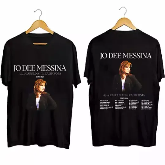 Discover Jo Dee Messina 2024 Tour Heads Carolina Tails California Shirt