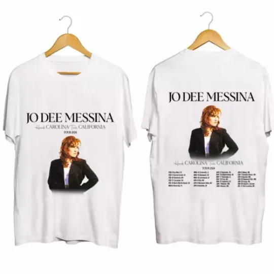 Discover Jo Dee Messina 2024 Tour Heads Carolina Tails California Shirt