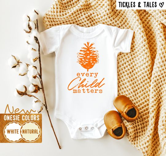 Discover Every Child Matters Onesie - Baby Orange Shirt Day - Indigenous Support