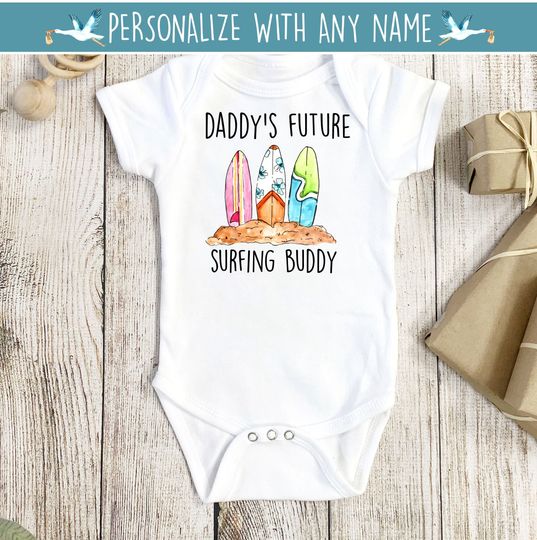 Discover Surfer Baby Onesie Gift
