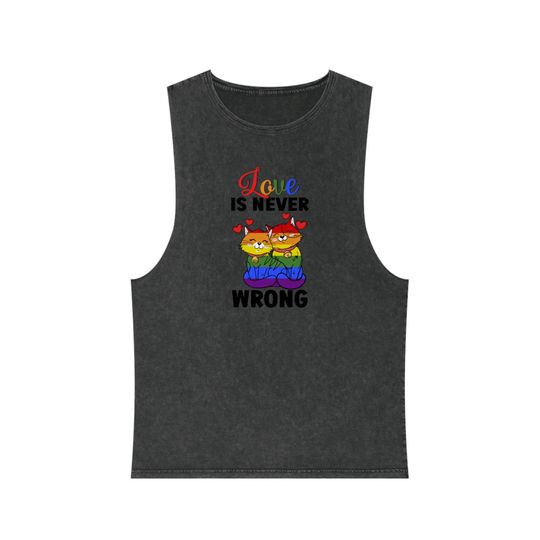Discover Unisex Stonewash Tank Top