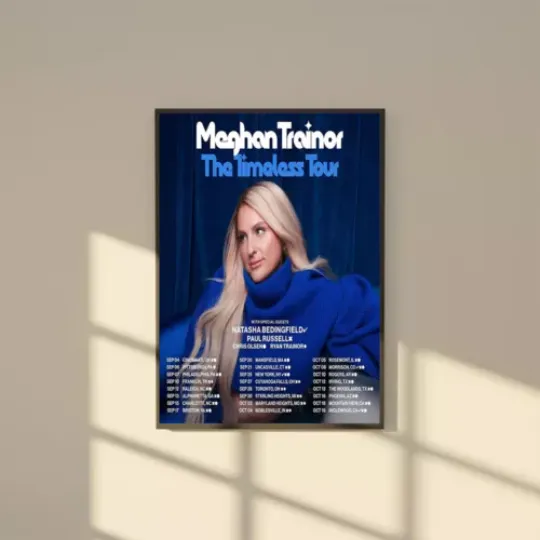 Discover Meghan Trainor The TIMELESS Tour 2024 Poster