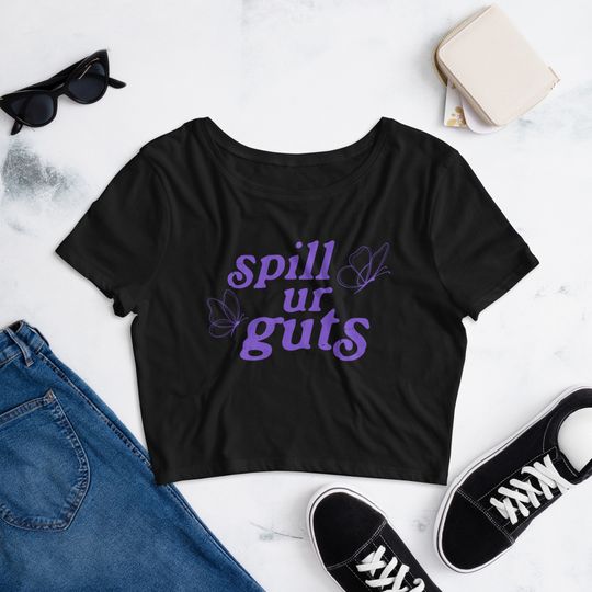 Discover Spill Ur Guts Olivia Rodrigo Crop Top