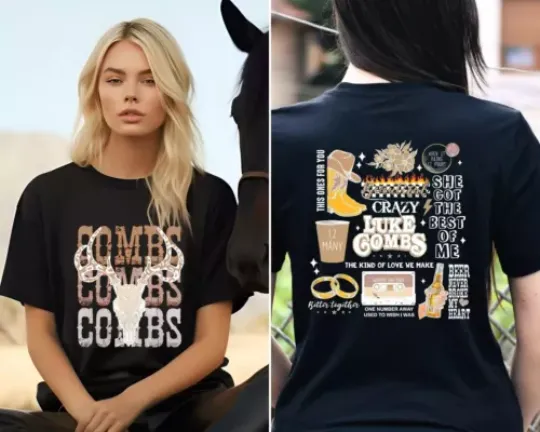 Discover Combs Bullhead Shirt, Country Music Shirt, Lukee Comb World Tour 2024