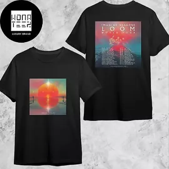 Discover Imagine Dragons LOOM Tour Date 2024 Fan Gifts Two Sides Classic T-Shirt