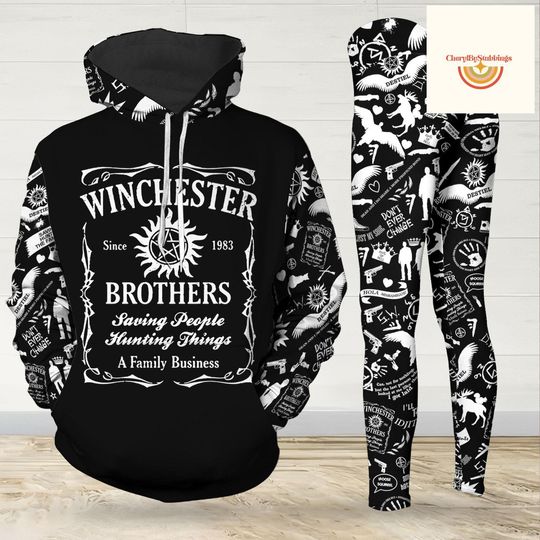 Discover Supernatural Hoodie And Leggings, Winchester Brothers Hoodie