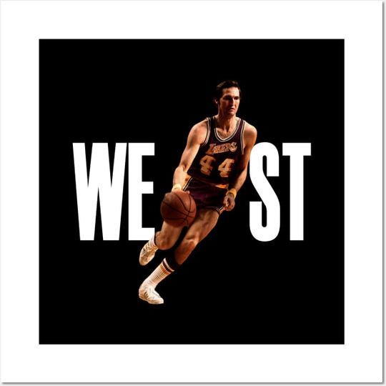 Discover Jerry West Poster, Jerry West Tribute Art Print