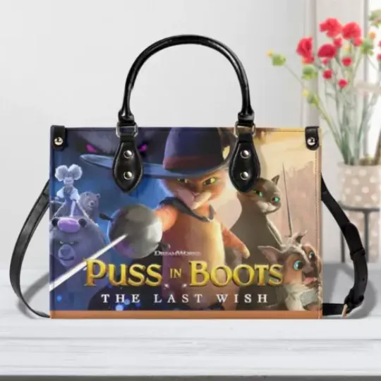 Discover Puss in boost Leather Handbag