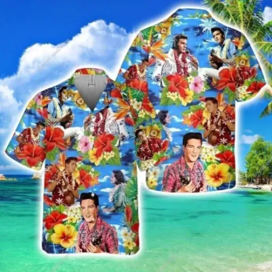 Discover Elvis Presley Hawaiian Shirt, Music Hawaiian Shirt