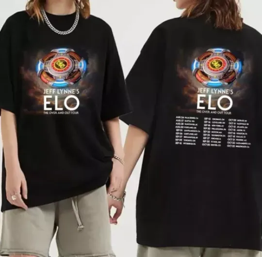 Discover Jeff Lynne's ELO - The Over and Out Tour 2024 Shirt