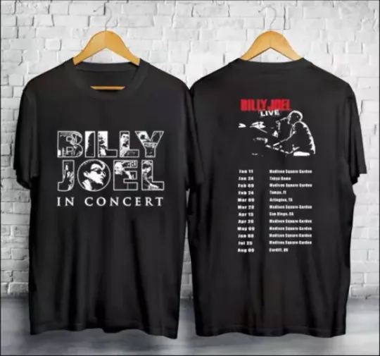 Discover Billy Joel World Tour 2024 Unisex T-Shirt