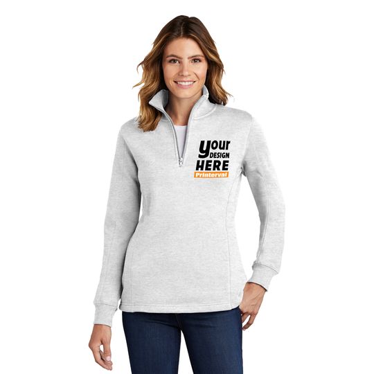 Discover Custom Quarter Zip Pullover Sweatshirts