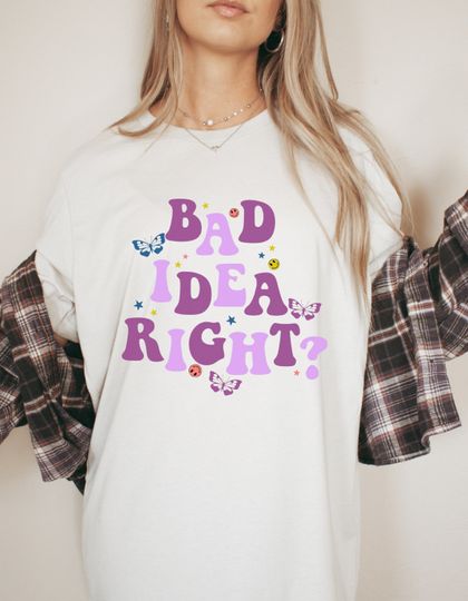 Discover Olivia Rodrigo Bad Idea Right Guts Tour Shirt